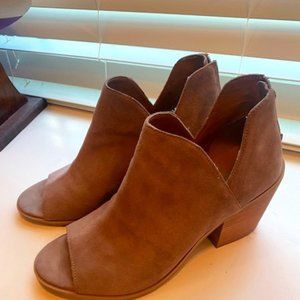 Peep Toe booties from Nordstrom